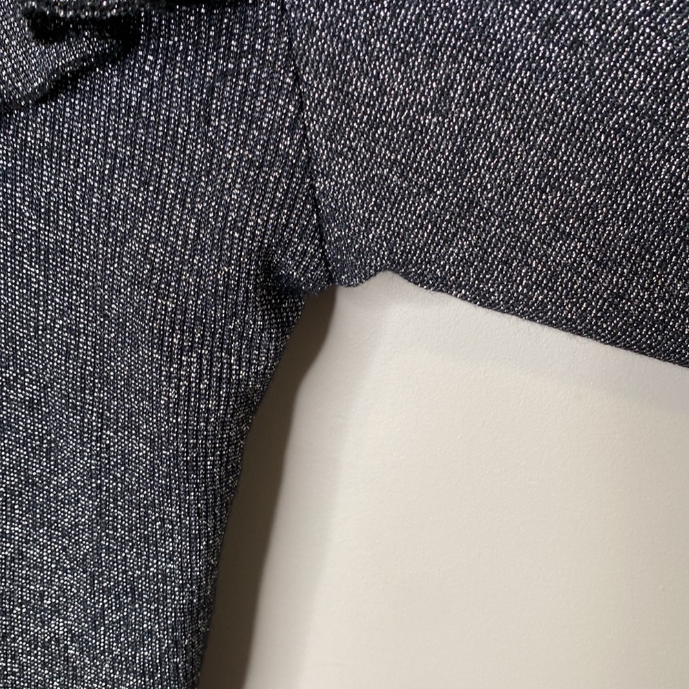 Zara Metallic Thread Ruffled Sweater - Picture 9 of 13